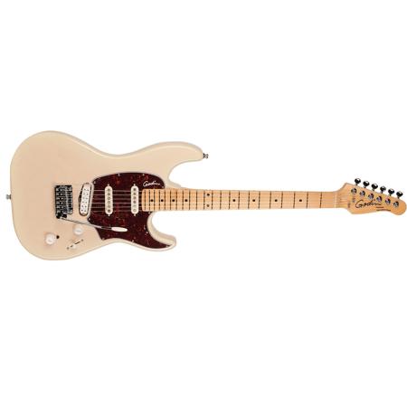 Godin Progression Plus Electric Guitar, Maple Fingerboard, Trans Cream HG