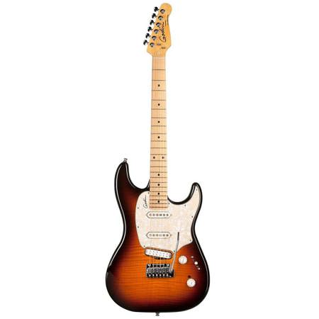 Godin Progression Plus Electric Guitar, Maple Fingerboard, Vintage Burst HG