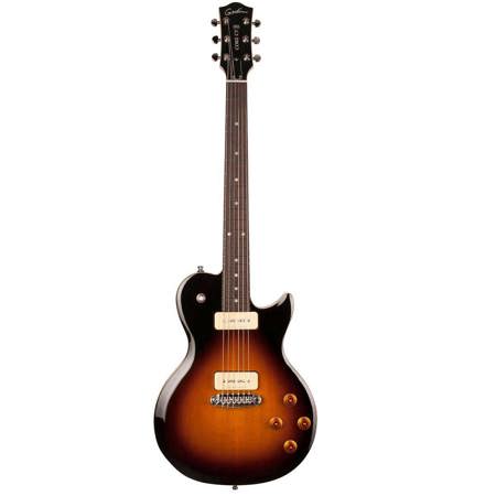 Godin Core Carved Top Electric Guitar with Bag, P90 Pickup, Sunburst High-Gloss