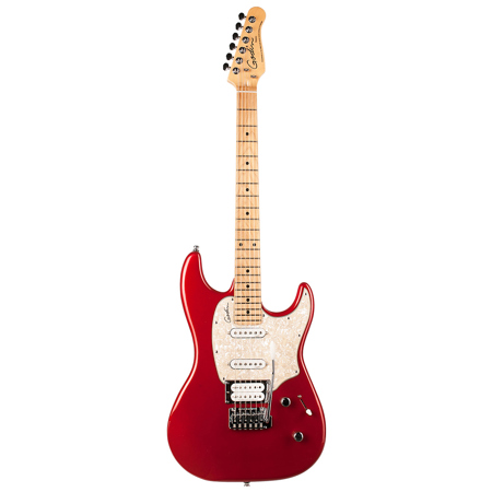 Godin Session LTD Electric Guitar, Maple, Desert Red HG