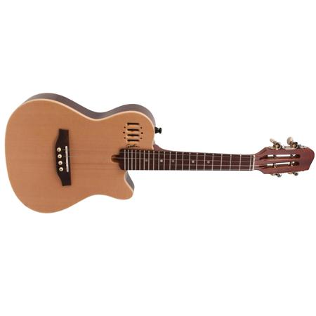Godin Multiac Cavaquinho Acoustic Electric Guitar, Natural Semi-Gloss
