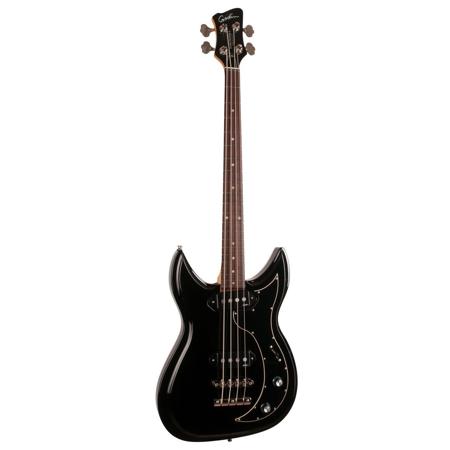 Godin Dorchester 4-String Solid Body Bass Guitar, Rosewood Fingerboard, Black RN
