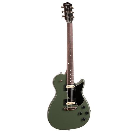Godin Summit Classic SG 6-String Electric Guitar with Gig Bag, Matte Green