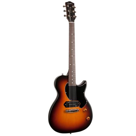 Godin Summit Classic SG Electric Guitar with Gig Bag, Vintage Burst P90 RN