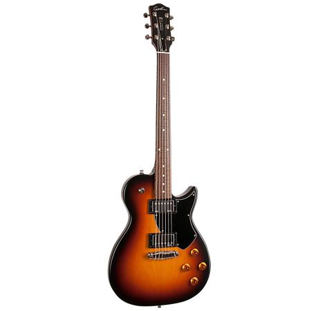 Godin Summit Classic SG Electric Guitar with Gig Bag, Vintage Burst
