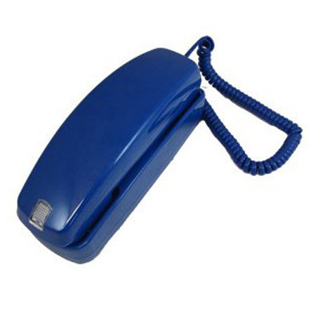 Golden Eagle Electronics GE5303 Trimstyle Corded Telephone, Blue