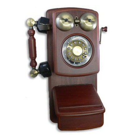 Golden Eagle Electronics GEE8705D Country Wood Phone, Mahogany