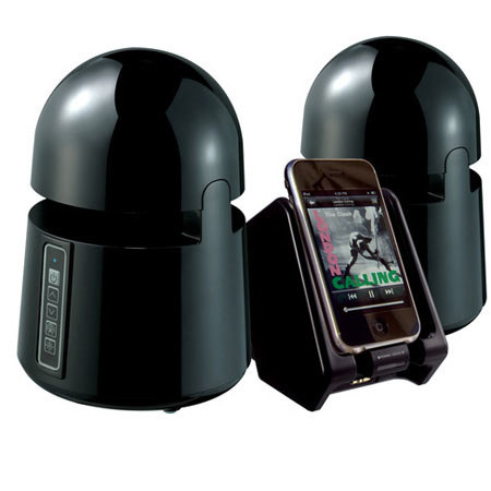 Grace Digital AQBLT300 Mini-Bullet II TX 2 Weatherproof Wireless Speakers, Black