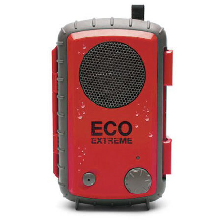 Grace Digital Eco Extreme AQCSE107 Waterproof MP3 Speaker Case, Red