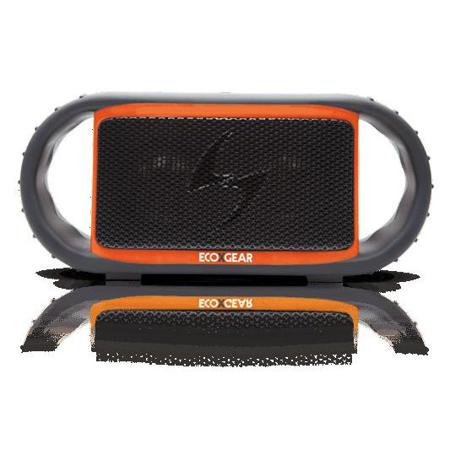 Grace Digital ECOXBT 6W Rugged and Waterproof Wireless Bluetooth Speaker, Orange