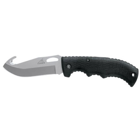 Gerber Gator II Gut Hook Folding Knife, Fine Edge