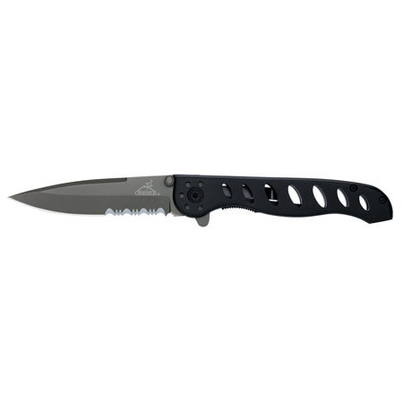Gerber EVO Titanium Nitride Coated Serrated Edge Clip Point Folding Knife