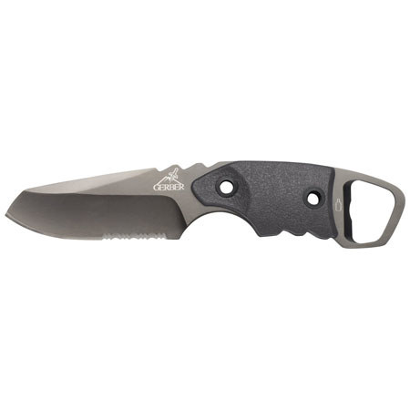 Gerber Epic Drop Point Fixed Serrated Blade Knife