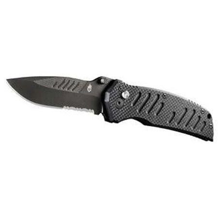 Gerber Swagger AO Assisted Opening Knife Folding Knife Drop Point Serrated Blade