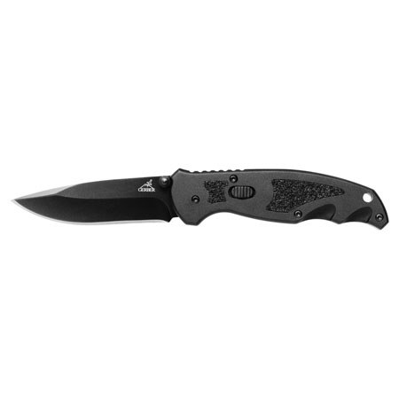 Gerber Answer F.A.S.T. SM Folding Knife, 2.8" Drop Point Fine Edge Black Blade