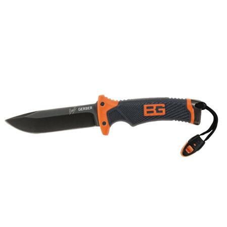 Gerber Bear Grylls Ultimate Fine Edge Knife, Black Drop Point Blade