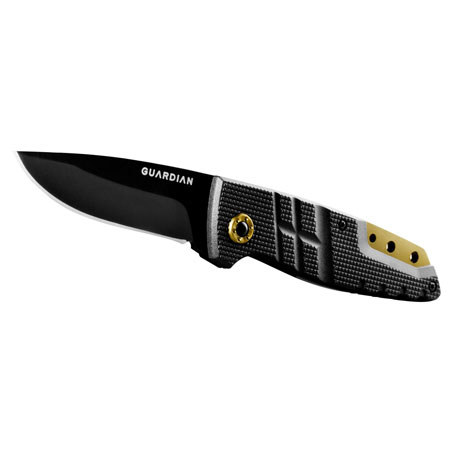 Gerber Guardian D2 3" Fixed Black Blade Drop Point Knife