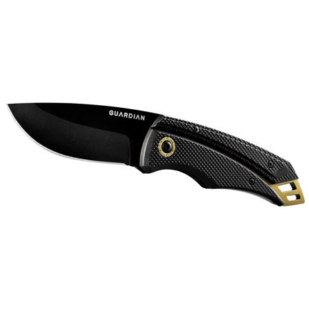 Gerber Guardian K3 3" Fixed Black Blade Drop Point Knife