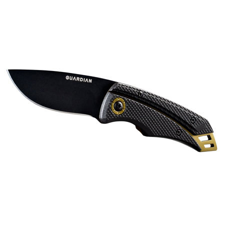 Gerber Guardian K3 2.5" Fixed Black Blade Drop Point Knife