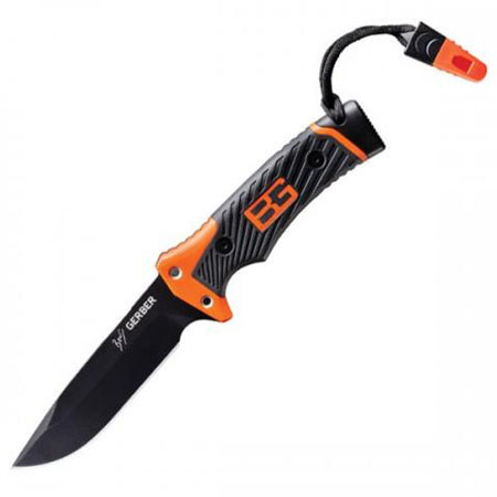 Gerber Bear Grylls Ultimate Pro Fixed Black Drop Point Blade Knife