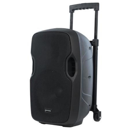Gemini AS-10TOGO 10" Portable Active Bluetooth Powered PA Loudspeaker with 300W Class AB Amplifier