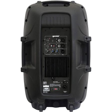 Gemini AS-2115P 15" 2000 Watt 2-Way Full-Range PA Active Loudspeaker