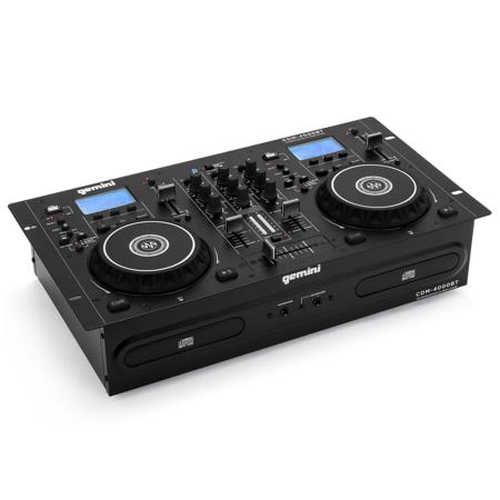 Gemini CDM-4000BT 2-Channel Professional Dual CD/USB Media Player with Bluetooth