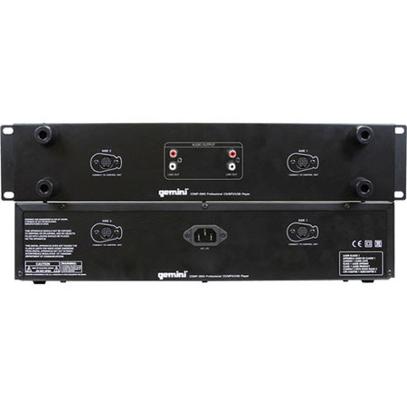 Gemini CDMP-2600 Professional 2U Dual CD/MP3/USB Player