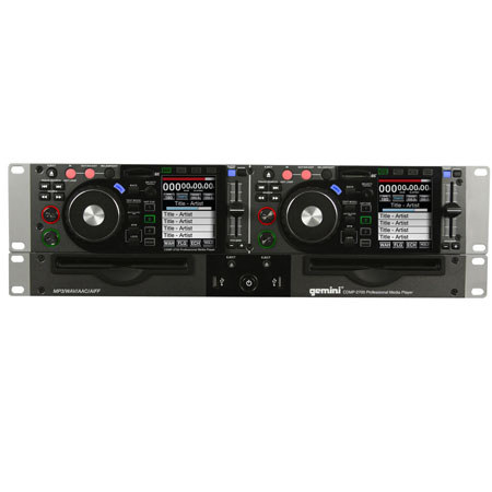 Gemini CDMP-2700 Professional 2U Dual Media Player