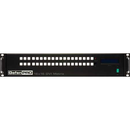Gefen 16x16 Dvi Matrix Switcher With Front Panel Push Button Control