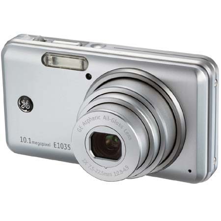 General Electric E1035 Digicam Kit, Silvr w/2GB SD Card