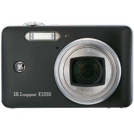 General Electric E1050 Digital Camera, 10.0 Megapixel, 5x Optical Zoom, 4.5x Digital Zoom, 3.0" LCD Display, Black