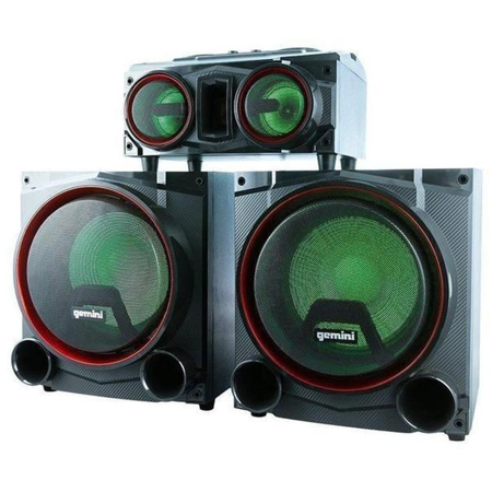 Gemini GSYS-4000 4000W Dual 12" Bluetooth Flagship Home Party Speaker System