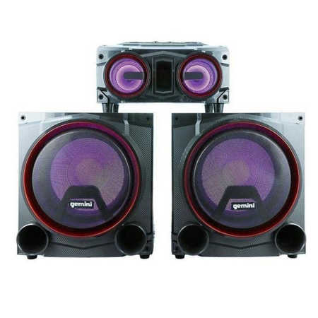 Gemini GSYS-4000 4000W Dual 12" Bluetooth Flagship Home Party Speaker System