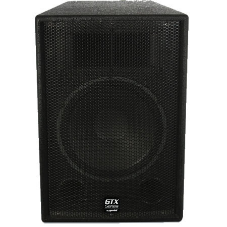 Gemini GTX-1200 12 inch Passive Loudspeaker, Black