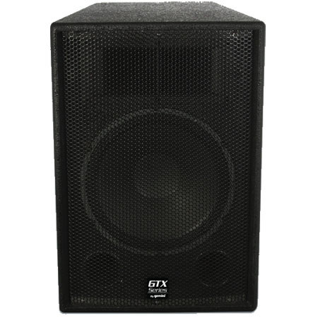 Gemini GTX-1500 15 inch Passive Loudspeaker, Black