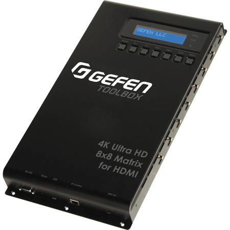 Gefen 4K Ultra HD 8x8 Matrix for HDMI, Black