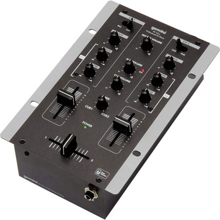 Gemini PS-121x 6.5 inch Pro 2-Channel Stereo Mixer