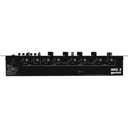 Gemini RMX3 Professional 3-Channel 19" DJ Mixer