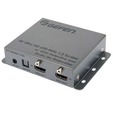 Gefen 4K Ultra HD 600MHz 1:2 Scaler with EDID Detective & Audio De-Embedder