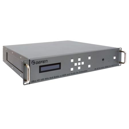 Gefen 4K Ultra HD 600MHz 8x8 Matrix Router with HDR and Audio De-Embedder