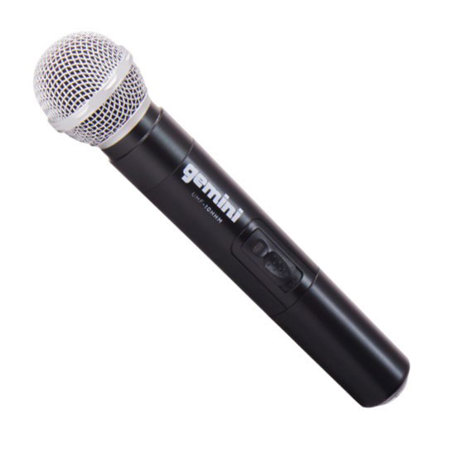 Gemini Handheld Microphone for UHF-01/02/04 Wireless Systems