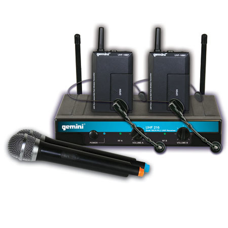 Gemini UHF-216M 16 Channel Wireless UHF System