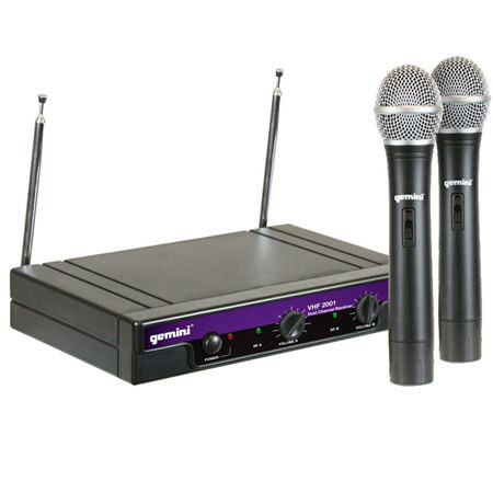 Gemini VHF-2001M Dual Channel VHF Wireless System