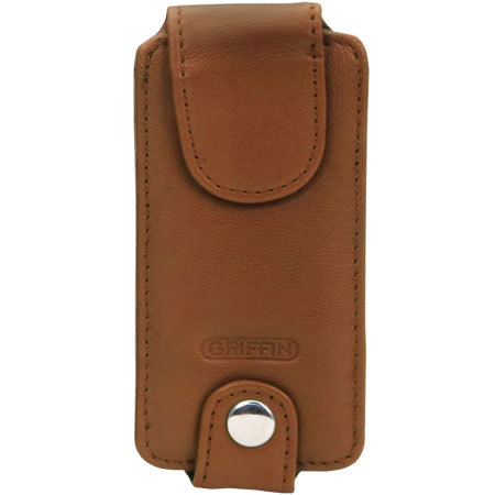 Griffin Technology Trio, 3-in-1 Leather Case for the iPod Nano, Brown