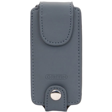 Griffin Technology Trio, 3-in-1 Leather Case for the iPod Nano, Gray