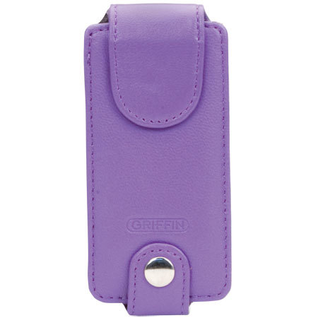 Griffin Technology Trio, 3-in-1 Leather Case for the iPod Nano, Lavender