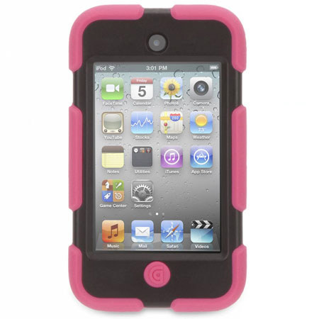 Griffin Technology Survivor Carrying Case with Beltclip for iPod Touch 4, Pink