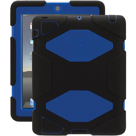 Griffin Technology Survivor Case for iPad 2/3/4th Gen, Black/Blue