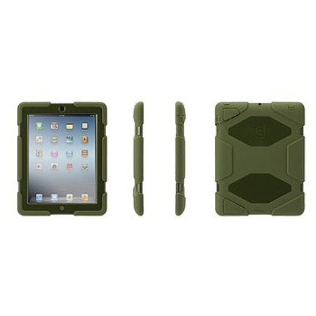 Griffin Technology Survivor Case for iPad 2/3/4th Gen, Olive/Black